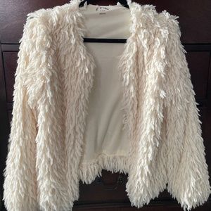 Cream Shaggy Jacket
